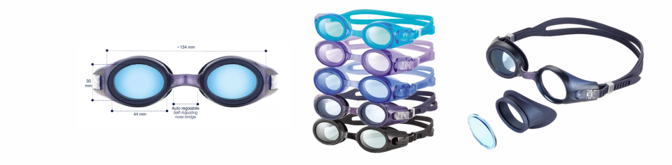 Dioptrické plavecké a potápěčské brýle