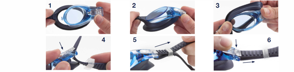 Dioptrické plavecké a potápěčské brýle