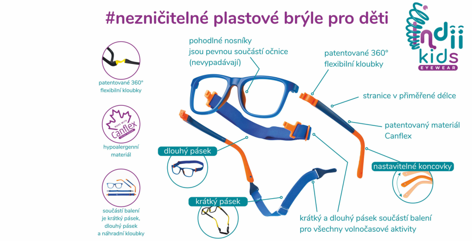 Indii Kids s magnetickým klipem