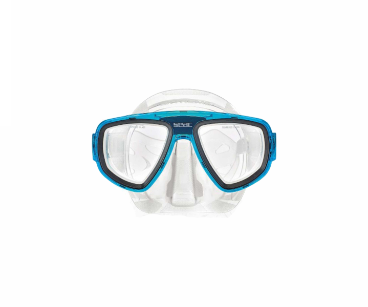 Potápěčská maska se zábrusem titanových čoček