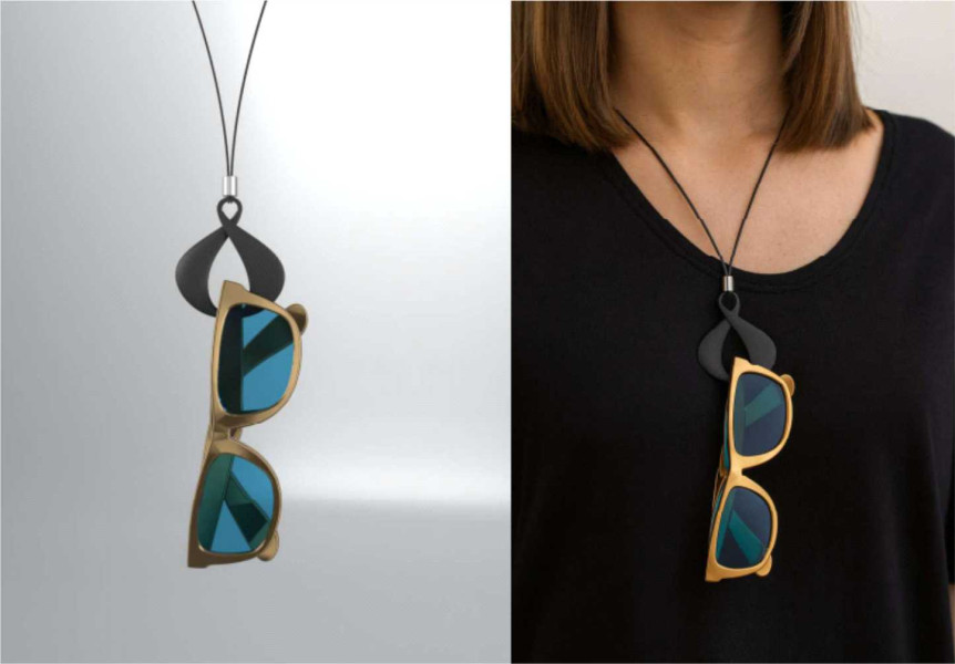 Přívěsek na brýle 3D Print z kolekce Airport