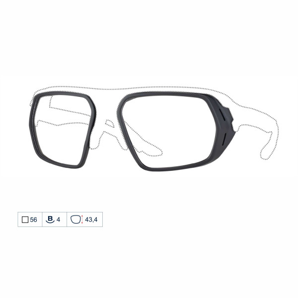 Dioptrická vložka pro sportovní brýle S0684