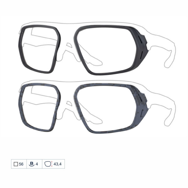 Dioptrická vložka pro sportovní brýle S0684