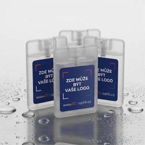Čistící sprej Pocket 20 ml s vaším logem