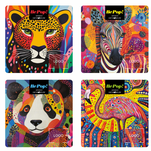 Mikrovlákno BePop s motivem 20x20cm s vaším logem