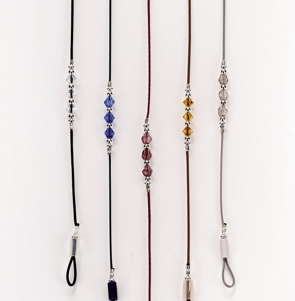 Sada šňůrek s korálky 6 ks