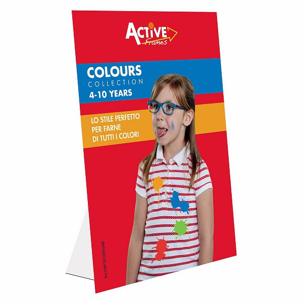 Samostatně stojící plakát Active Colour