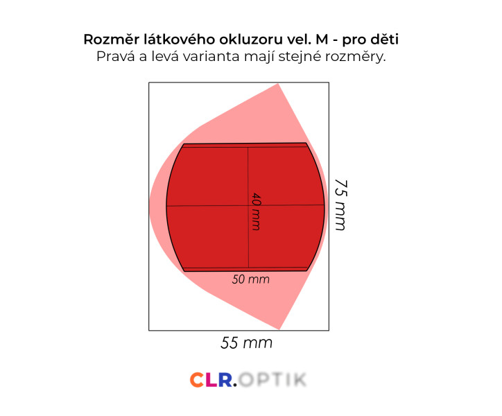 Látkový okluzor Míč