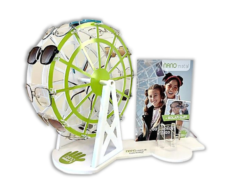 Stojan na dětské brýle Nano Metal