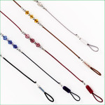 Sada šňůrek s korálky 6 ks