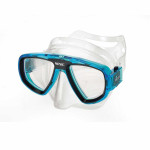 Potápěčská maska se zábrusem skleněných čoček