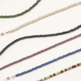 Sada řetízků na brýle Beads 6 ks