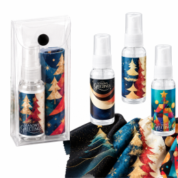 Čistící set - sprej 30 ml s motivem a mikrovlákno s motivem