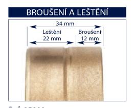 Standardní diamantový kotouč k broušení a leštění