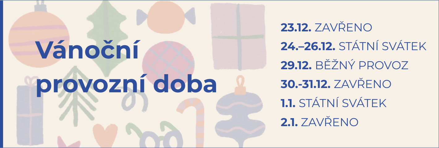 Vánoční provozní doba