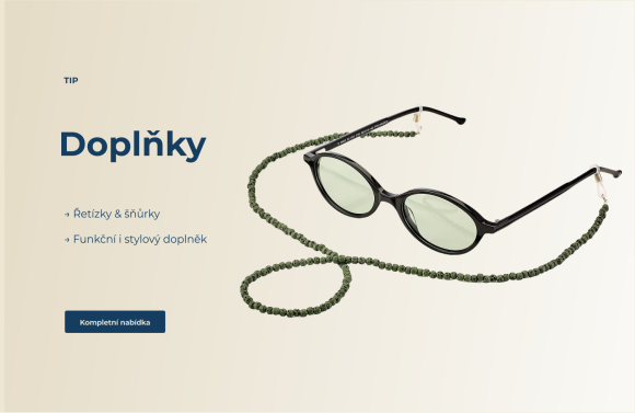 Šňůrky a řetízky na brýle