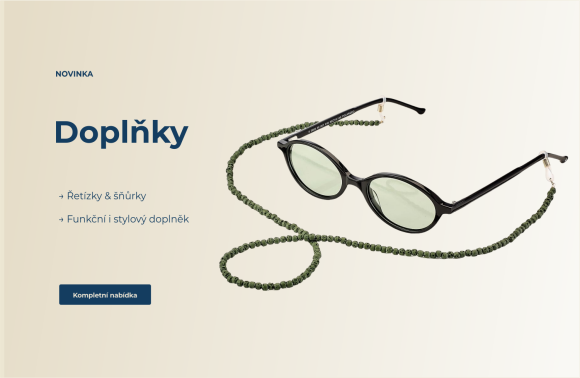 Šňůrky a řetízky na brýle