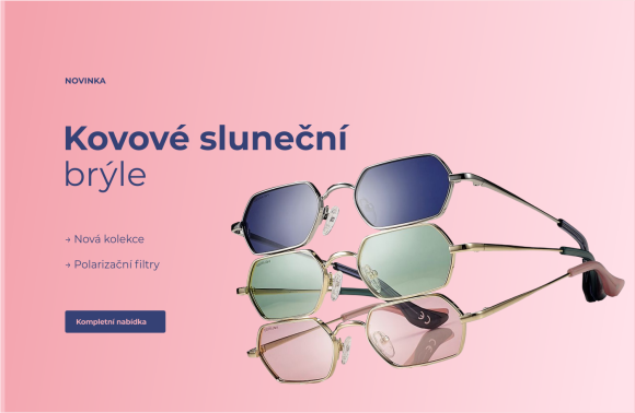 Kovové sluneční brýle