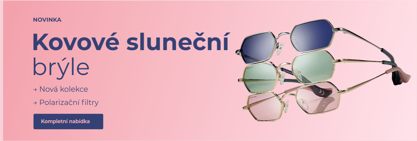 Kovové sluneční brýle