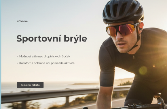 Sluneční sportovní brýle